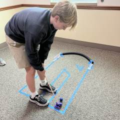 8th-Graders Tee Off in Algebra 1: Hands-On Mini Golf Challenge