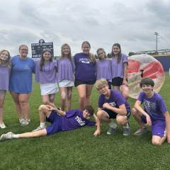 7th & 8th Purple Team on Field Day