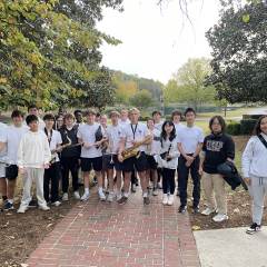 Stadium Band at Homecoming Game