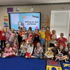 Kindergarten makes llamas