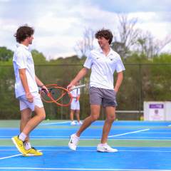 Varsity Tennis vs. Temple on Senior Night