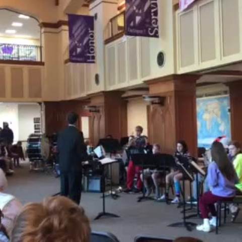 Middle School Jazz Band Presents Spirit Week Concert