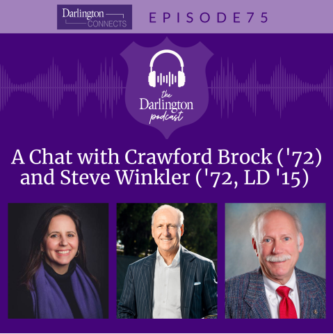 Episode 75: A Chat with Crawford Brock ('72) and Steve Winkler ('72, LD '15)