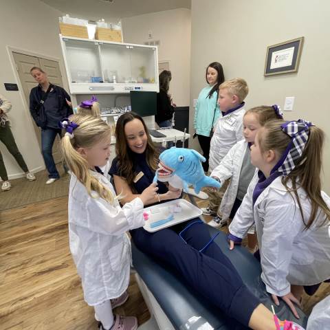 Private Boarding High School | Georgia Boarding Schools | Kindergarten Celebrates Dental Health Month