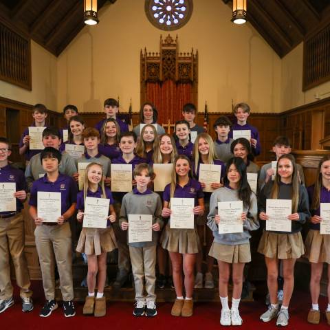 Private Boarding High School | Georgia Boarding Schools | National Junior Honor Society inducts 27