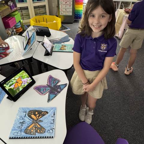 Georgia Private School | Elementary School Near Me | Second Grade Butterfly Tea