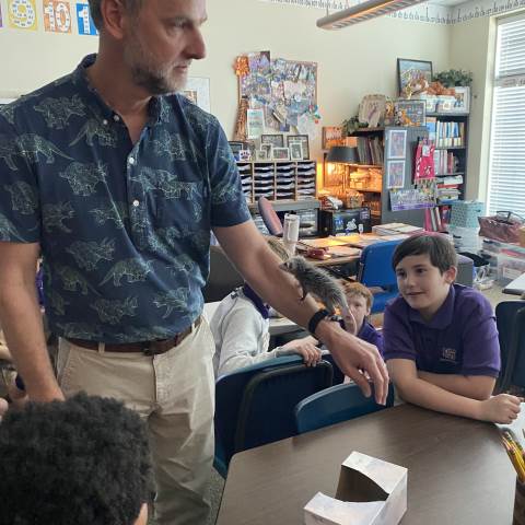 Private Day School | Private Schools in Georgia | Virginia the Possum Visits 5th Grade