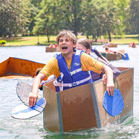 Private Boarding High School | Georgia Boarding Schools | Physics Boat Race