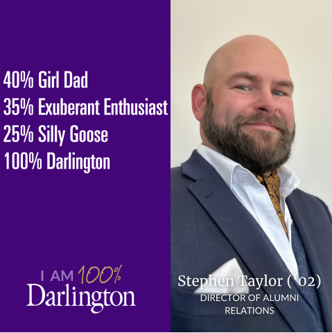 Private Boarding High School | Georgia Boarding Schools | Introducing Stephen Taylor ('02): Darlington’s New Director of Alumni Relations