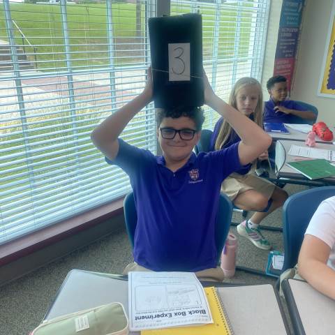 Private Day School | Private Schools in Georgia | 5th Grade Science Black Box Investigation