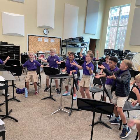 Georgia Private School | Boarding School Near Me | 4th Grade Band Pre-Instrument Training Camp