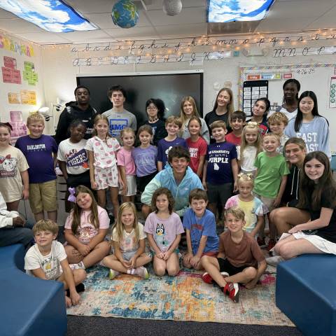 Elementary Schools in Georgia | Private Day School | Spanish 2 & 3 Students Celebrate Hispanic Heritage Month in Thatcher Hall
