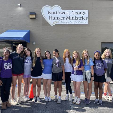 Boarding Schools in Georgia | Private Day School | Mrs. Baldwin's Advisory on Dot Day