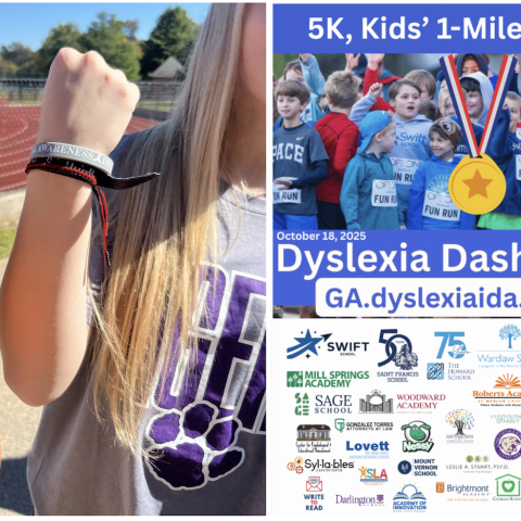 Boarding Schools in Georgia | Private Day School | Active Learning Takes to the Track: Middle School Students Dash for Dyslexia Awareness