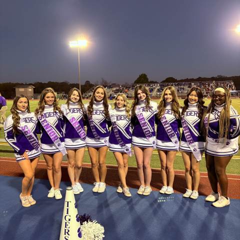 Private Day School | Private Boarding Schools in Georgia | Varsity Cheerleaders Celebrate Senior Night