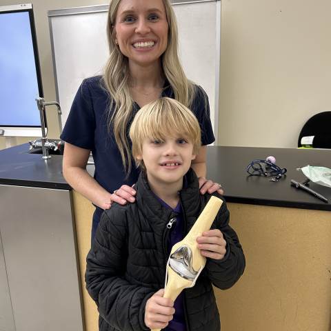 Boarding Schools in Georgia | Private Day School | Musculoskeletal System Guest Speaker in 3rd Grade