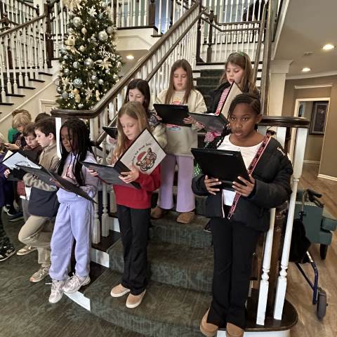 Private Day School | Private Schools in Georgia | 3rd-Graders Spread Holiday Cheer at Renaissance Marquis