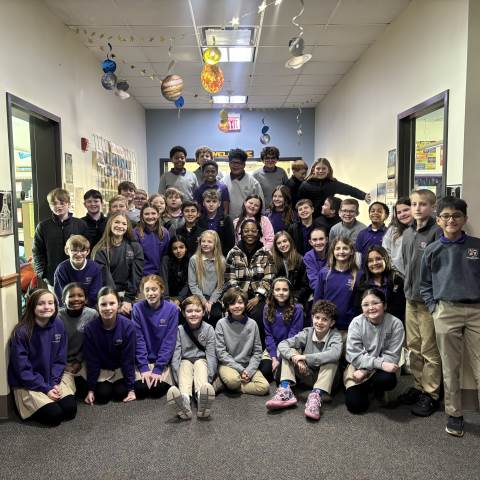 5th Grade Meets their Hero