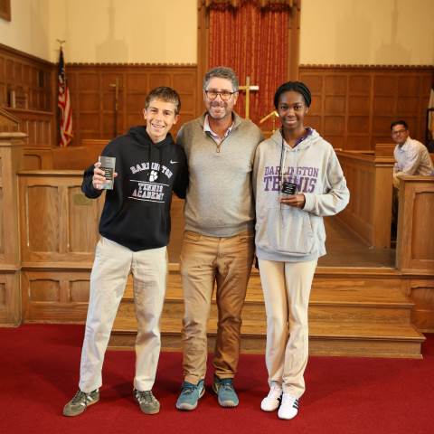 Student-athletes recognized at Academy Assembly