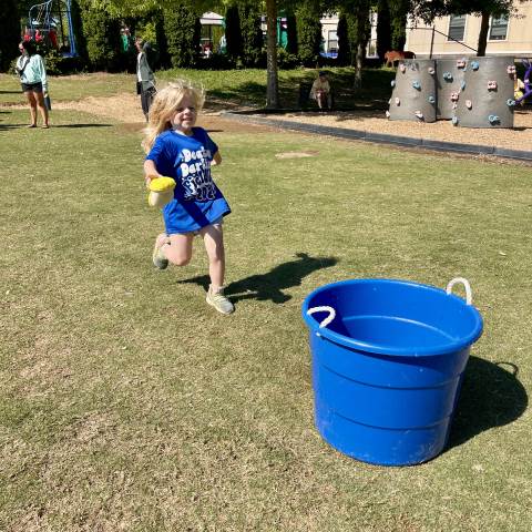 Kindergarten at Field Day